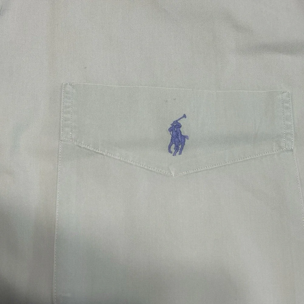 Polo Ralph Lauren Shirt Adult 2XL Light Green Blake‎  Linen Short Sleeve